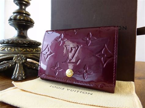 louis vuitton vernis card holder|louis vuitton charms card holder.